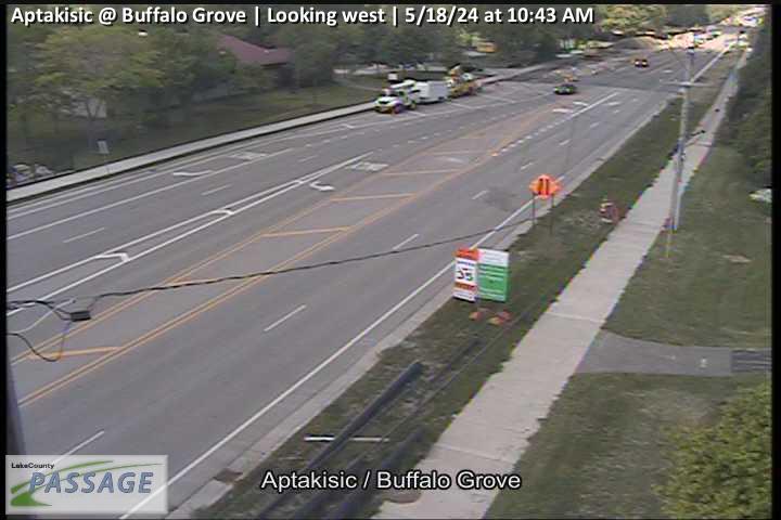 Traffic Cam Aptakisic at Buffalo Grove