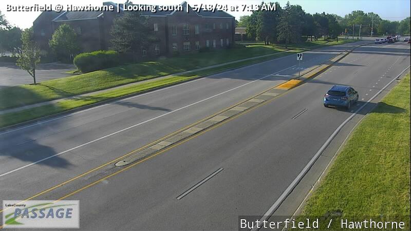 Traffic Cam Butterfield at Hawthorne