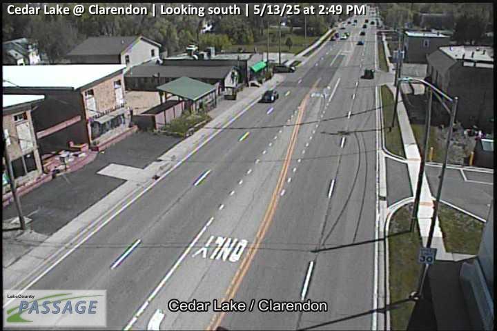 Traffic Cam Cedar Lake at Clarendon - S