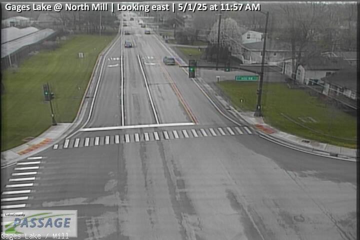 Traffic Cam Gages Lake at North Mill - E