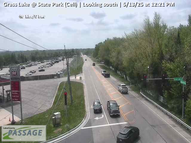 Traffic Cam Grass Lake at State Park (Cell)