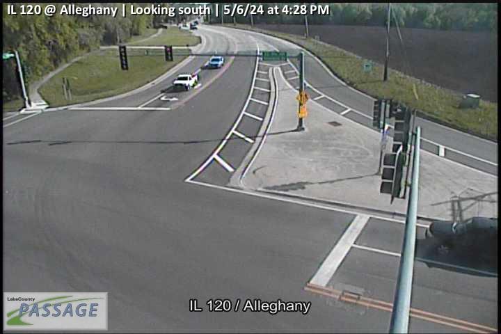 camera snapshot for IL 120 at Alleghany