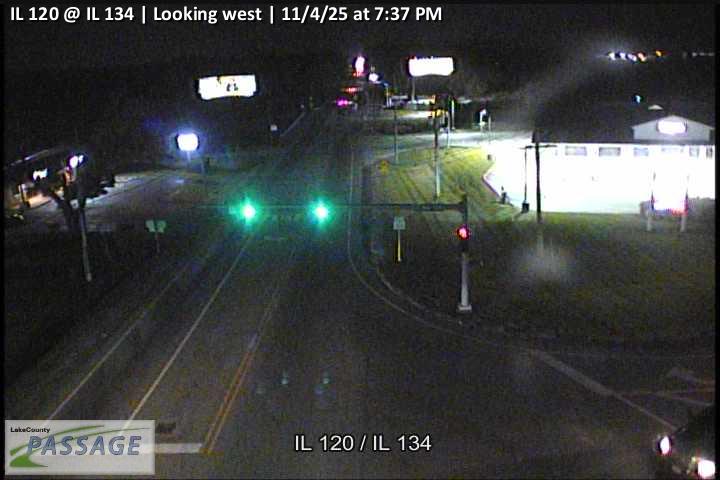 Traffic Cam IL 120 at IL 134 - W