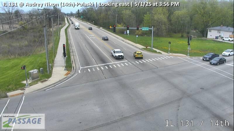 Traffic Cam IL 131 at Audrey Nixon (14th)-Pulaski - E