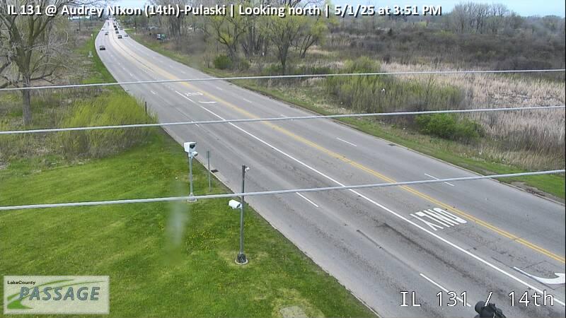 Traffic Cam IL 131 at Audrey Nixon (14th)-Pulaski - N