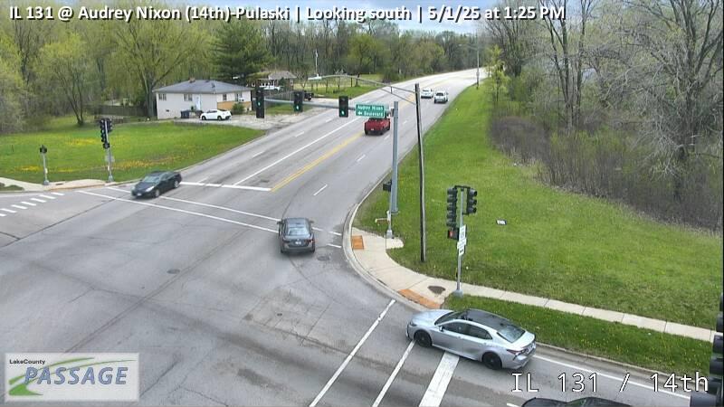 Traffic Cam IL 131 at Audrey Nixon (14th)-Pulaski - S