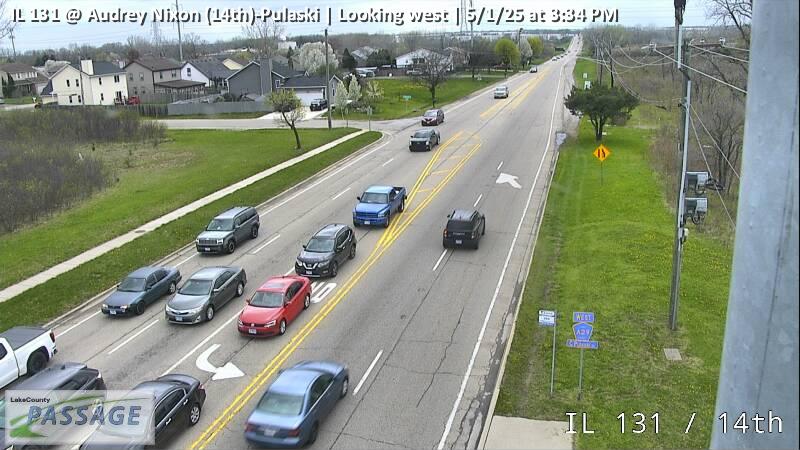 Traffic Cam IL 131 at Audrey Nixon (14th)-Pulaski