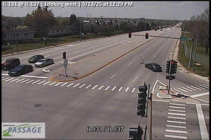 Traffic Cam IL 131 at IL 137 - W