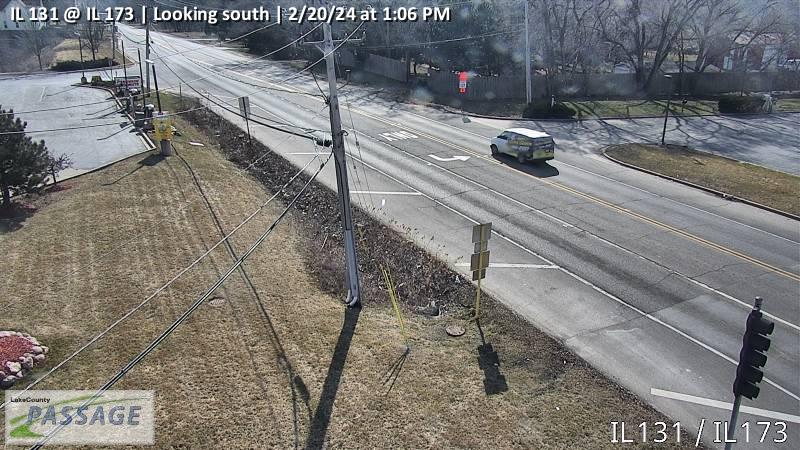 Traffic Cam IL 131 at IL 173 - S