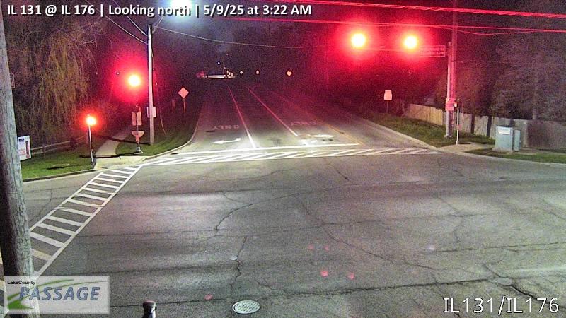 Traffic Cam IL 131 at IL 176 - N