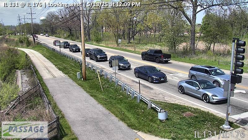 Traffic Cam IL 131 at IL 176 - W