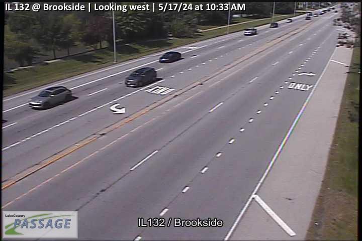 Traffic Cam IL 132 at Brookside