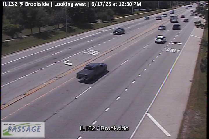 Traffic Cam IL 132 at Brookside - W