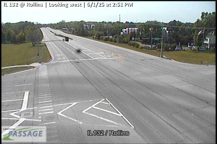 Traffic Cam IL 132 at Rollins - W