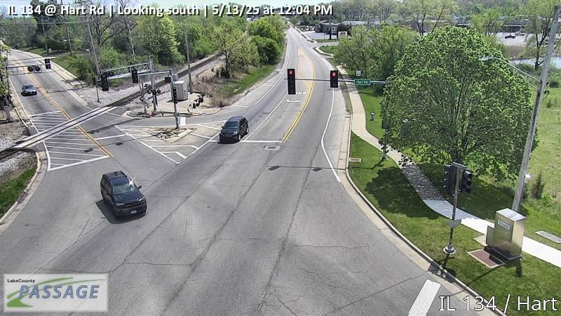 Traffic Cam IL 134 at Hart Rd