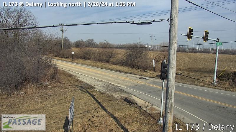 Traffic Cam IL 173 at Delany