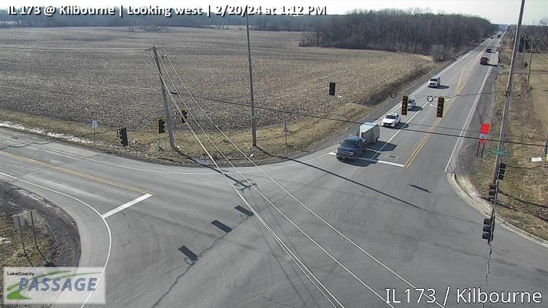 Traffic Cam IL 173 at Kilbourne