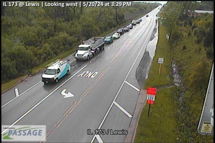 Traffic Cam IL 173 at Lewis