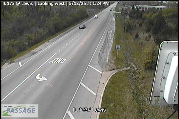 Traffic Cam IL 173 at Lewis