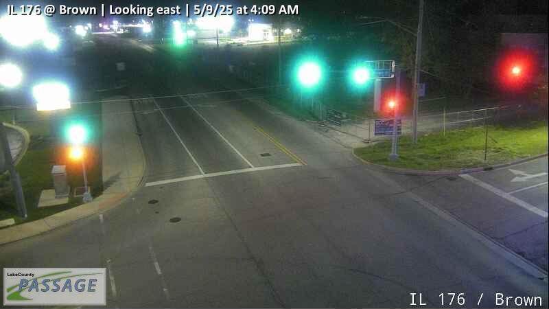 Traffic Cam IL 176 at Brown