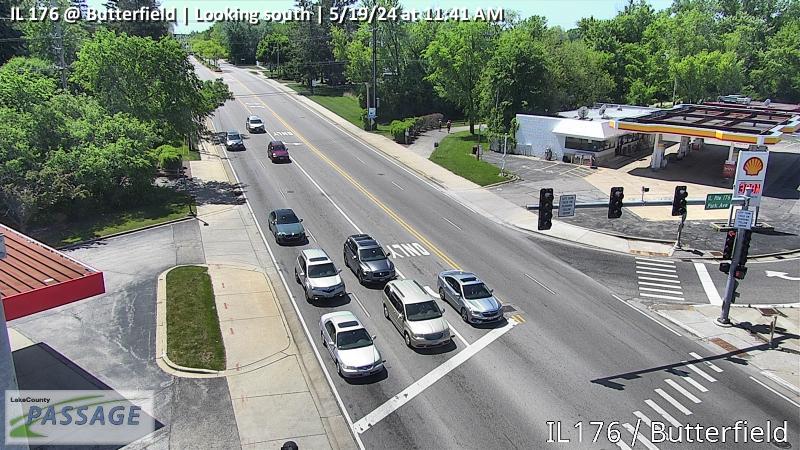 Traffic Cam IL 176 at Butterfield