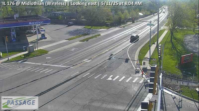 Traffic Cam IL 176 at Midlothian (Wireless)