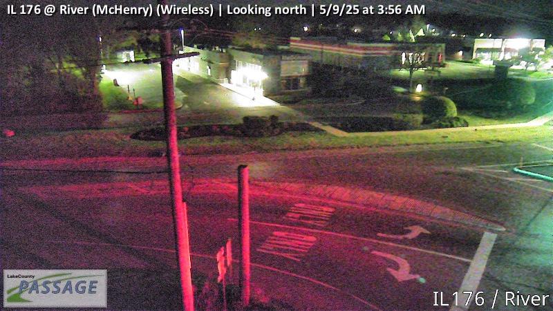 Traffic Cam IL 176 at River (McHenry) (Wireless) - N