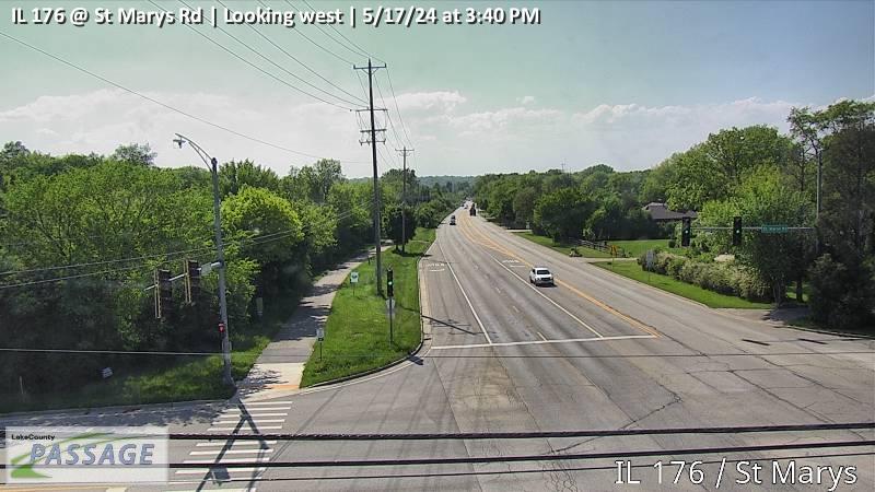 Traffic Cam IL 176 at St Marys Rd