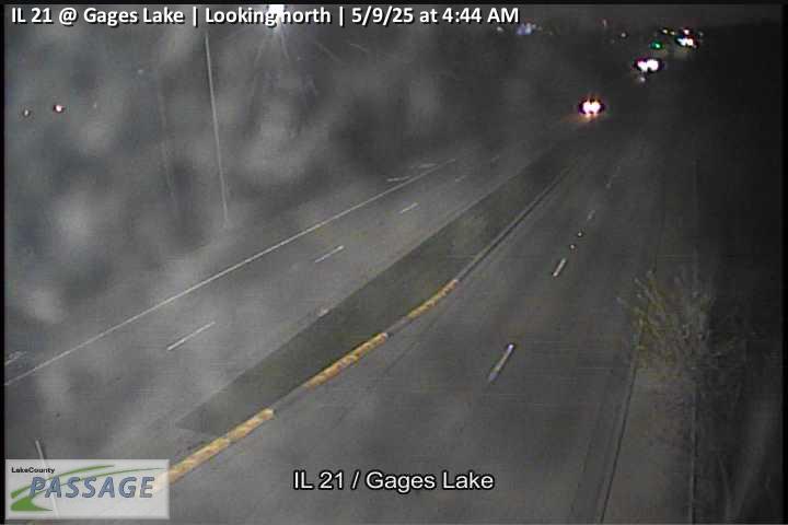 Traffic Cam IL 21 at Gages Lake