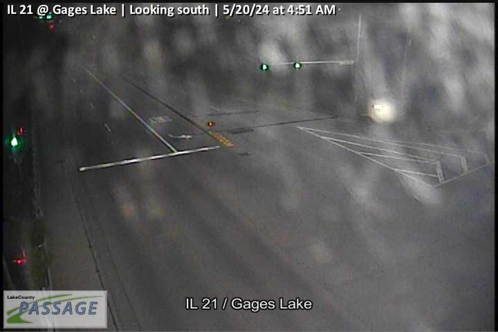 Traffic Cam IL 21 at Gages Lake