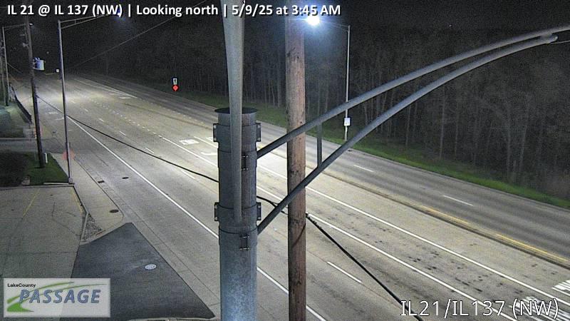 Traffic Cam IL 21 at IL 137 (NW)