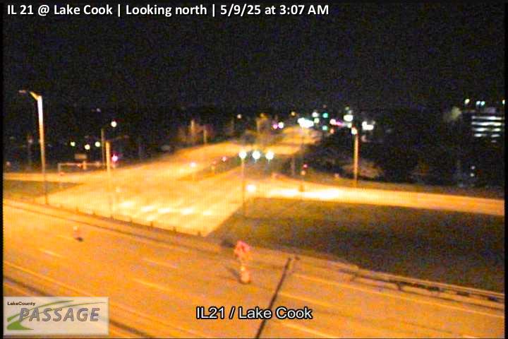 Traffic Cam IL 21 at Lake Cook