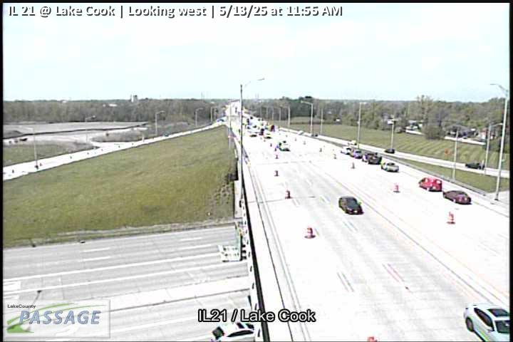 Traffic Cam IL 21 at Lake Cook