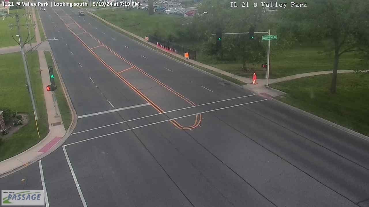 Traffic Cam IL 21 at Valley Park