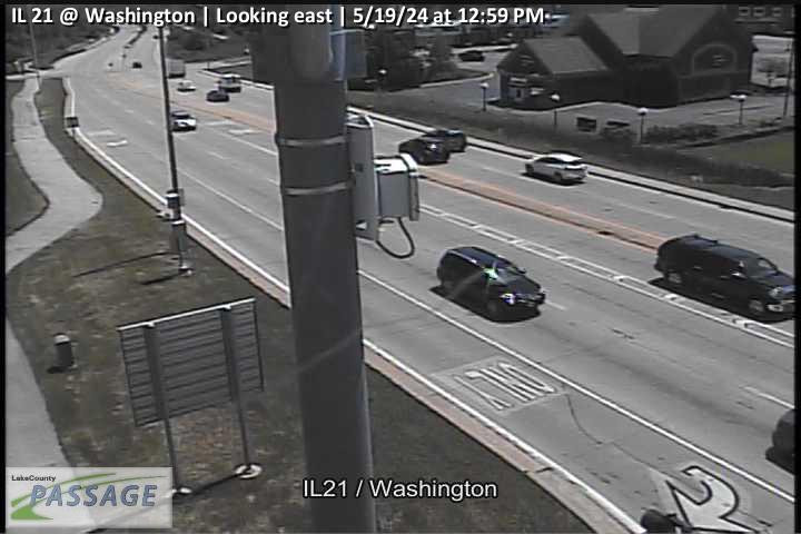 Traffic Cam IL 21 at Washington - E
