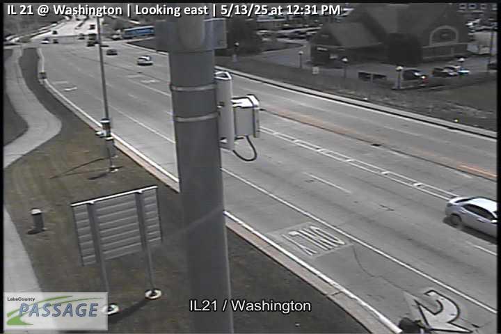 Traffic Cam IL 21 at Washington