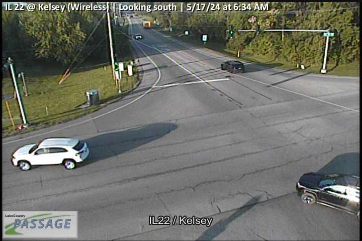 Traffic Cam IL 22 at Kelsey (Wireless) - S