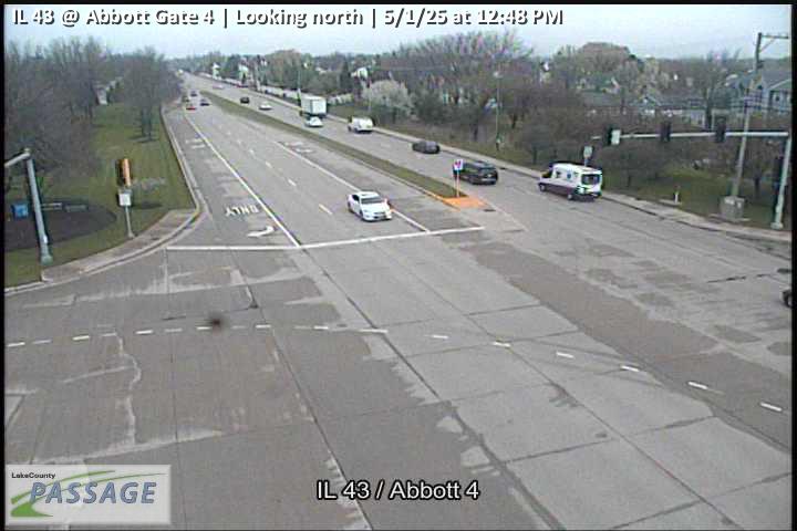 Traffic Cam IL 43 at Abbott Gate 4