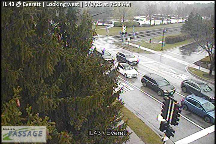 Traffic Cam IL 43 at Everett