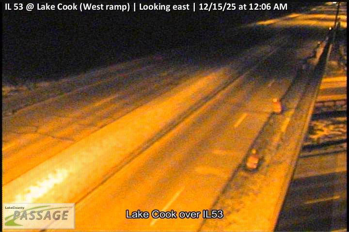 Traffic Cam IL 53 at Lake Cook (West ramp)