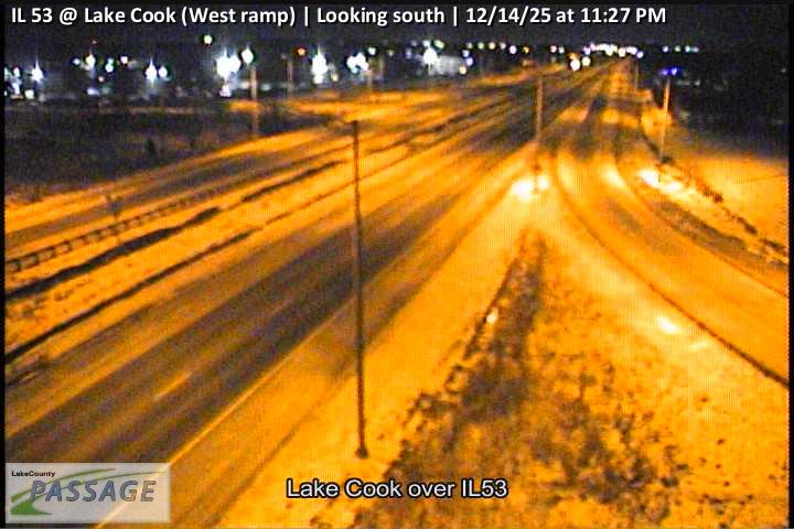 Traffic Cam IL 53 at Lake Cook (West ramp)