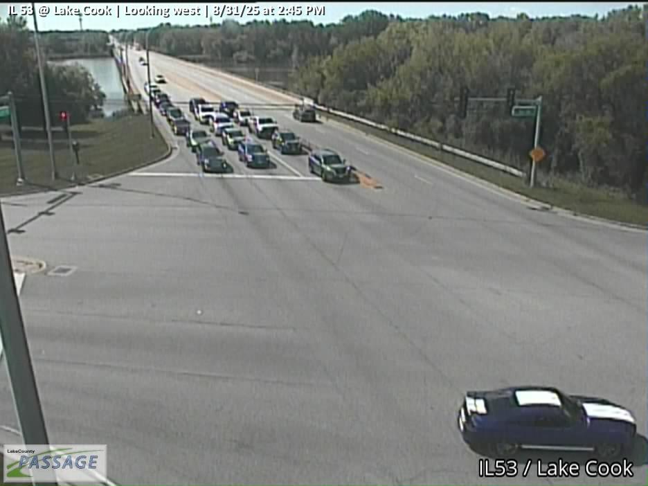 Traffic Cam IL 53 at Lake Cook - W