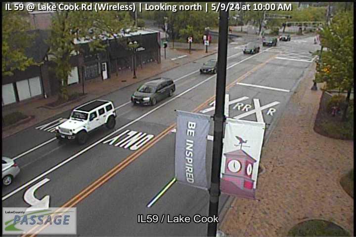 camera snapshot for IL 59 at Lake Cook Rd (Wireless)