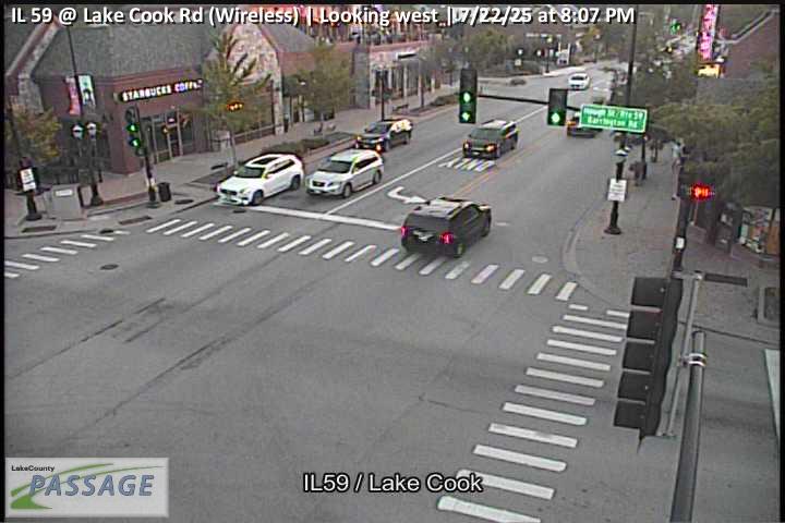 Traffic Cam IL 59 at Lake Cook Rd (Wireless) - W