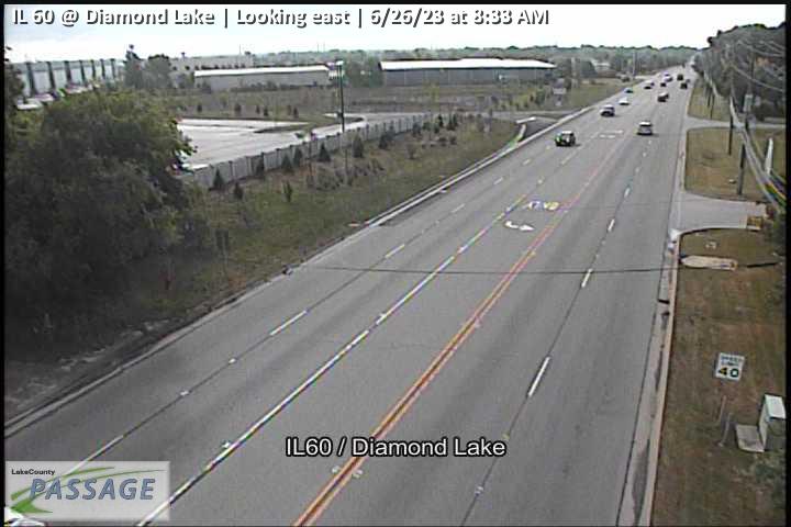 Traffic Cam IL 60 at Diamond Lake