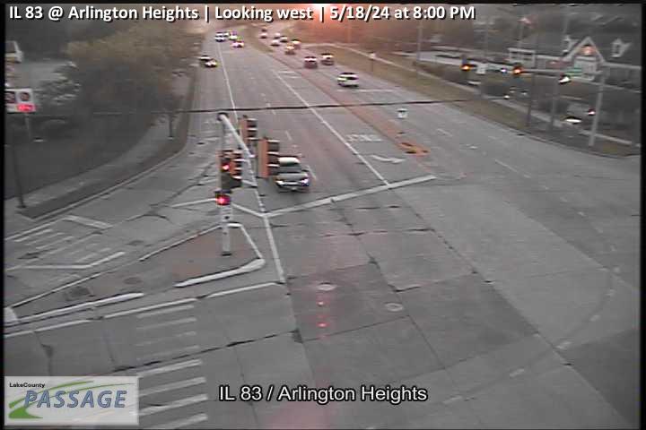 Traffic Cam IL 83 at Arlington Heights - W