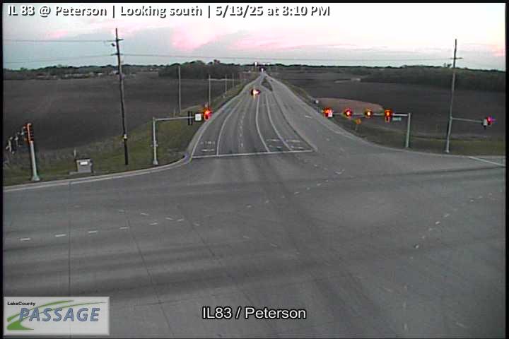 Traffic Cam IL 83 at Peterson