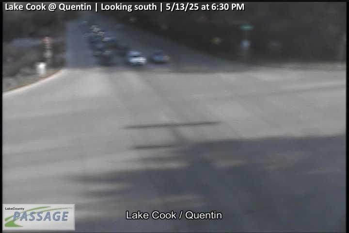 Traffic Cam Lake Cook at Quentin