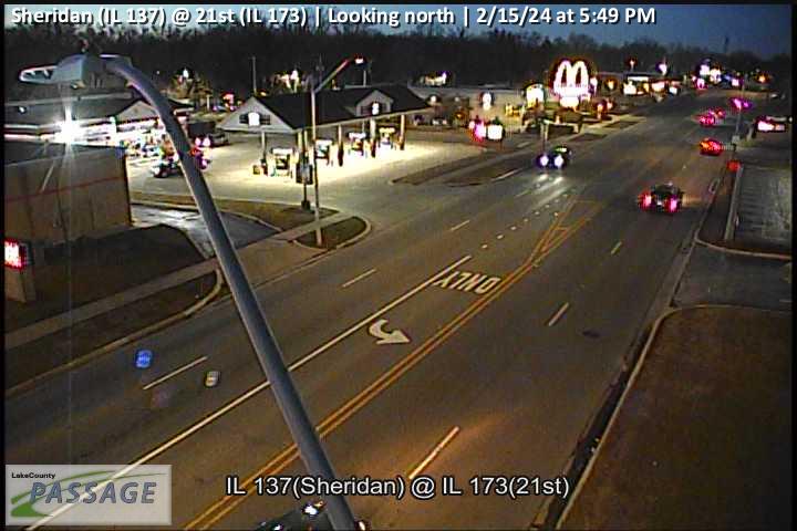 camera snapshot for Sheridan (IL 137) at 21st (IL 173)