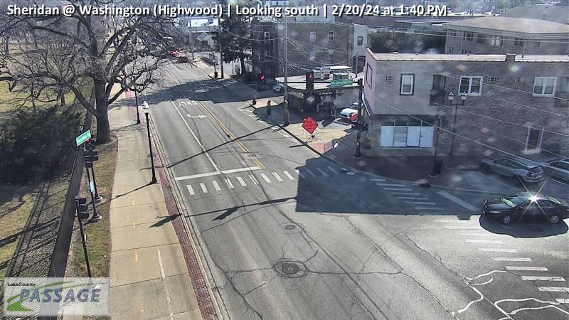 Traffic Cam Sheridan at Washington (Highwood)